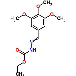 Ethyl n-[(3,4,5-trimethoxyphenyl)methylideneamino]carbamate Structure,55508-76-4Structure