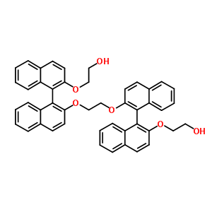 2-[1-[2-[2-[1-[2-(2-Hydroxyethoxy)naphthalen-1-yl]naphthalen-2-yl]oxyethoxy]naphthalen-1-yl]naphthalen-2-yl]oxyethanol Structure,55515-91-8Structure