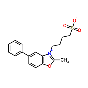 2-Methyl-5-phenyl-3-(4-sulfobutyl)-benzoxazolium hydroxide inner salt Structure,55526-94-8Structure