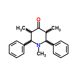 4-Piperidinone,1,3,5-trimethyl-2,6-diphenyl- Structure,5554-59-6Structure