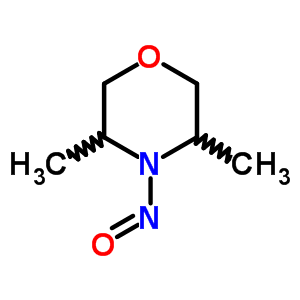 3,5-Dimethyl-4-nitrosomorpholine Structure,55556-87-1Structure