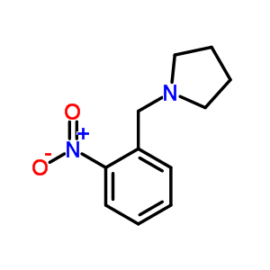 1-(2-Nitrobenzyl)pyrrolidine Structure,55581-63-0Structure