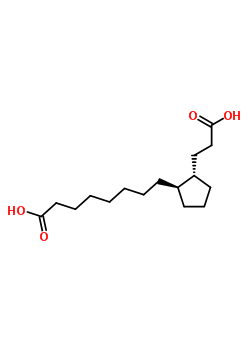 8-[(1R,2s)-2-(2-carboxyethyl)cyclopentyl]octanoic acid Structure,55582-47-3Structure