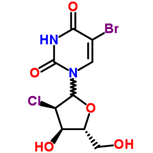 5-Bromo-2’-chloro-2’-deoxyuridine Structure,55612-19-6Structure