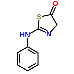 2-Anilino-5-thiazolinone Structure,55620-29-6Structure