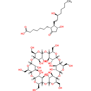 Alprostadil alfadex Structure,55648-20-9Structure