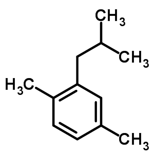 1-Iso-butyl-2,5-dimethylbenzene Structure,55669-88-0Structure