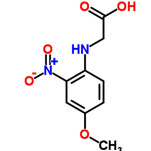 2-((4-Methoxy-2-nitrophenyl)amino)aceticacid Structure,55687-28-0Structure