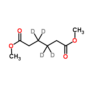 Dimethyl hexanedioate-3,3,4,4-d4 Structure,55724-08-8Structure