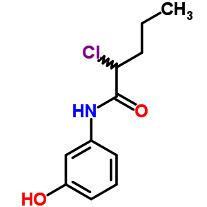 2-Chloro-n-(3-hydroxyphenyl)pentanamide Structure,55791-94-1Structure