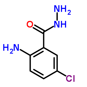 (2-Amino-5-chlorobenzoyl)hydrazide Structure,5584-15-6Structure