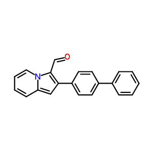 2-(Biphenyl-4-yl)indolizine-3-carboxaldehyde Structure,558473-55-5Structure