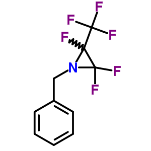 1-Benzyl-2,2,3-trifluoro-3-(trifluoromethyl)aziridine Structure,5585-30-8Structure