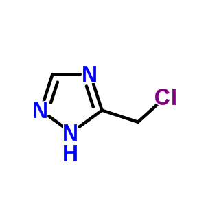 3-(Chloromethyl)-1h-1,2,4-triazole hydrochloride Structure,55928-92-2Structure