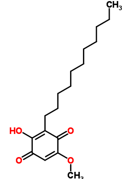 2-Hydroxy-5-methoxy-3-undecyl[1,4]benzoquinone Structure,56005-10-8Structure