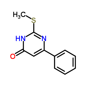 2-(Methylthio)-6-phenylpyrimidin-4(3h)-one Structure,56035-29-1Structure