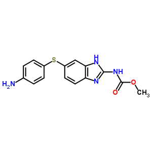 N-[6-[(4-aminophenyl)thio]-1h-benzimidazol-2-yl]-carbamic acidmethylester Structure,56073-96-2Structure