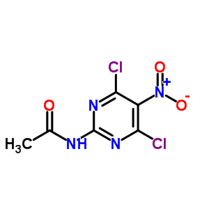 N-(46-dichloro-5-nitropyrimidin-2-yl)acetamide Structure,56145-04-1Structure