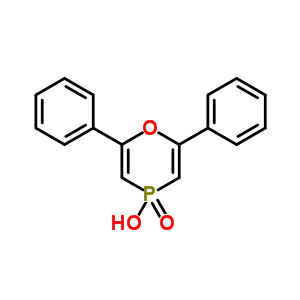 4-Oxo-2,6-diphenyl-4h-4lambda*5*-[1,4]oxaphosphinin-4-ol Structure,56153-45-8Structure