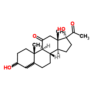 Pregnane-3,17-diol-11,20-dione Structure,56193-64-7Structure