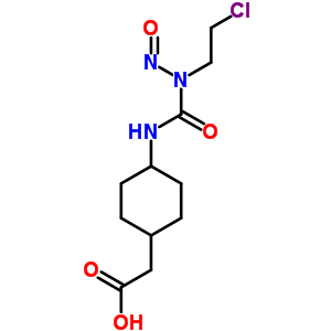 4α-[3-(2-chloroethyl)-3-nitrosoureido]cyclohexane-1α-acetic acid Structure,56208-24-3Structure