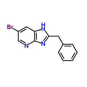 3H-imidazo[4,5-b]pyridine,6-bromo-2-(phenylmethyl)- Structure,56291-49-7Structure