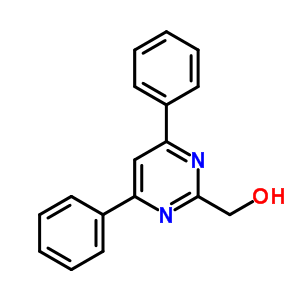 (4,6-Diphenylpyrimidin-2-yl)methanol Structure,56370-50-4Structure