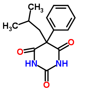 5-Isobutyl-5-phenyl-2,4,6(1h,3h,5h)-pyrimidinetrione Structure,56383-73-4Structure