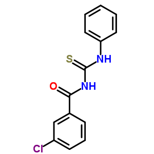 1-(3-Chlorobenzoyl)-3-phenylthiourea Structure,56437-96-8Structure