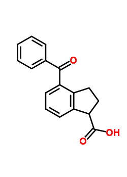 4-Benzoyl-1-indancarboxylic acid Structure,56461-33-7Structure