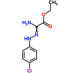 Ethyl 2-amino-2-[2-(4-chlorophenyl)hydrazono]-acetate Structure,56462-76-1Structure