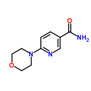 3-Pyridinecarboxamide,6-(4-morpholinyl)- Structure,56501-17-8Structure