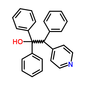 1,1,2-Triphenyl-2-pyridin-4-yl-ethanol Structure,56501-72-5Structure