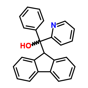 2-Pyridinemethanol ,alpha-9h-fluoren-9-yl-alpha-phenyl- Structure,56501-89-4Structure