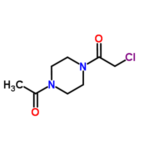 1-(4-Acetyl-piperazin-1-yl)-2-chloro-ethanone Structure,565165-44-8Structure