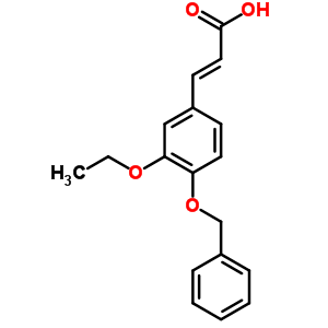 3-(4-Benzyloxy-3-ethoxy-phenyl)-acrylic acid Structure,565174-23-4Structure