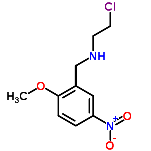 N-(2-chloroethyl)-2-methoxy-5-nitrobenzylamine Structure,56538-01-3Structure