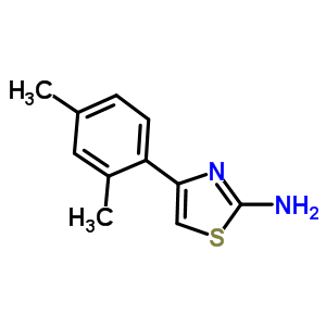 4-(2,4-Dimethyl-phenyl)-thiazol-2-ylamine Structure,5659-83-6Structure