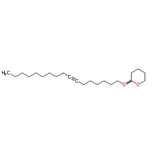 2-(7-Heptadecynyloxy)tetrahydro-2h-pyran Structure,56599-50-9Structure