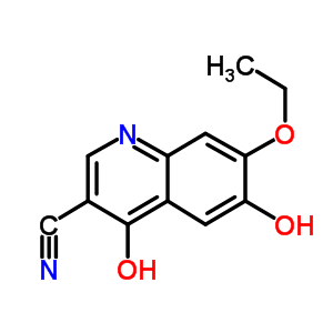 7-Ethoxy-1,4-dihydro-6-hydroxy-4-oxo-3-quinolinecarbonitrile Structure,56606-25-8Structure