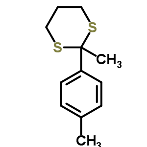 2-Methyl-2-p-tolyl-1,3-dithiane Structure,56637-45-7Structure