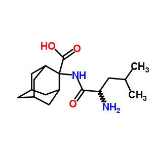 Tricyclo[3.3.1.13,7]decane-2-carboxylicacid, 2-[(2-amino-4-methyl-1-oxopentyl)amino]-, (s)-(9ci) Structure,56643-57-3Structure