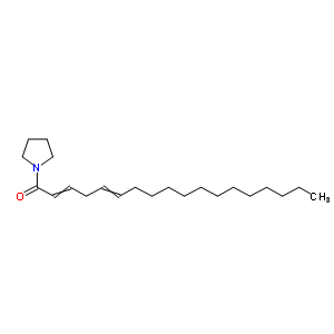 1-(1-Pyrrolidinyl)-2,5-octadecadien-1-one Structure,56666-48-9Structure