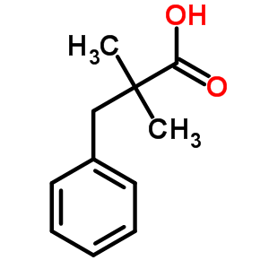 2,2-Dimethyl-3-phenylpropanoic acid Structure,5669-14-7Structure