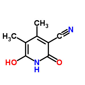 6-Hydroxy-4,5-dimethyl-2-oxo-1h-pyridine-3-carbonitrile Structure,56704-29-1Structure