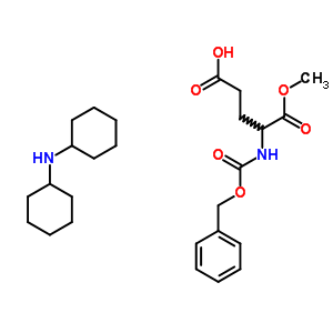 N-cbz-l-glutamic acid alpha-methyl ester dicyclohexyl ammonium salt Structure,5672-82-2Structure