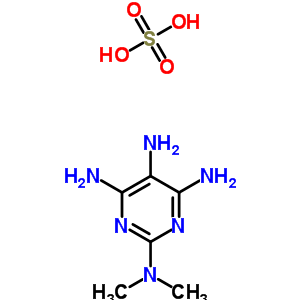 N2,n2-dimethylpyrimidine-2,4,5,6-tetramine, sulfate Structure,56797-27-4Structure