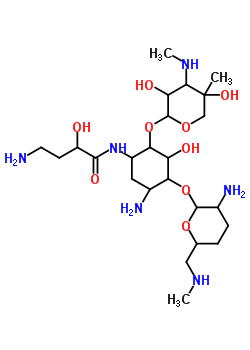 N(1)-(4-amino-2-hydroxy-1-oxobutyl)sagamicin Structure,56824-15-8Structure