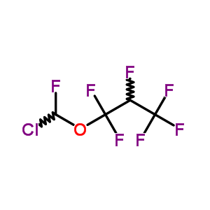 1,1,2,3,3,3-Hexafluoropropyl chlorofluoromethyl ether Structure,56860-86-7Structure