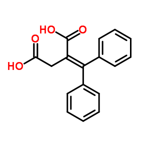 Butanedioic acid,(diphenylmethylene)- Structure,5693-09-4Structure